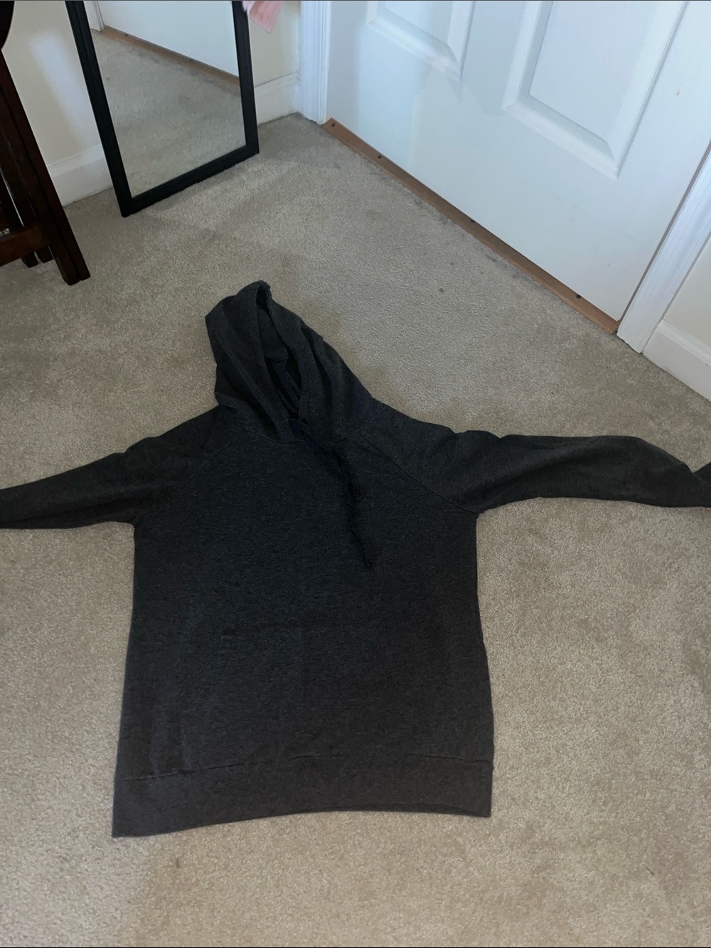 Active USA Charcoal Gray Hooded Pullover